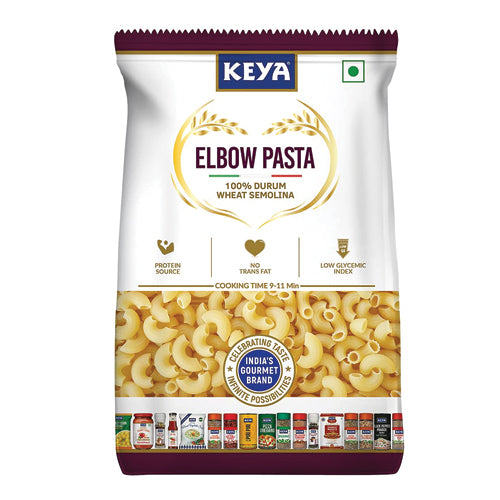 Keya 100% Durum Wheat Elbow Pasta 400gm ( BUY ONE GET ONE )