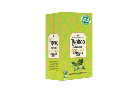 Typhoo Organic Green Tea - Moroccan Mint, 25