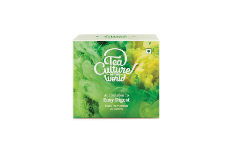 Tea Culture of The World Easy Digest - Green Tea - 20 Tea Bags