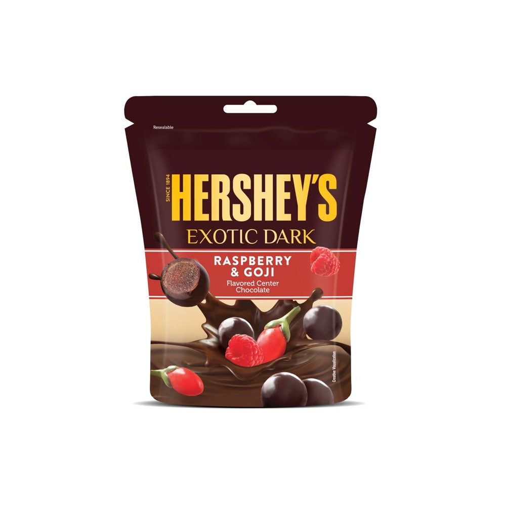 Hershey's Exotic Dark Raspberry & Goji Chocolate 100GM