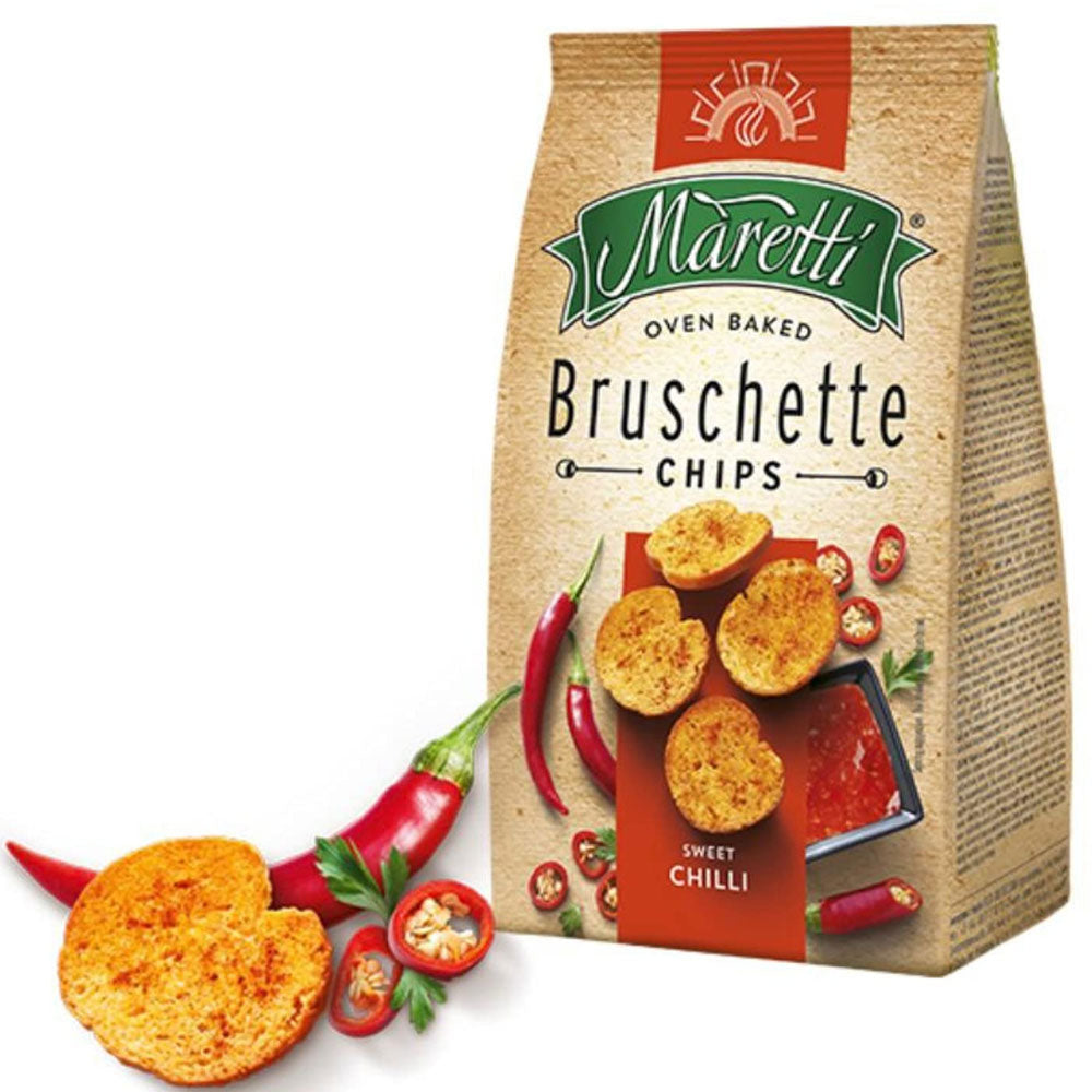 Maretti Oven Baked Bruschette Chips Sweet Chili 70gm