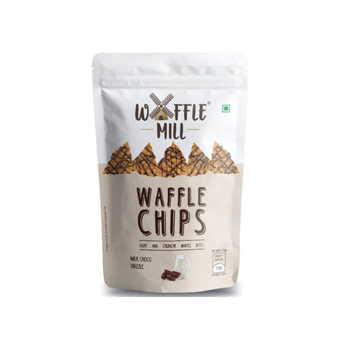 Waffle Chips Milk Choco Drizzle